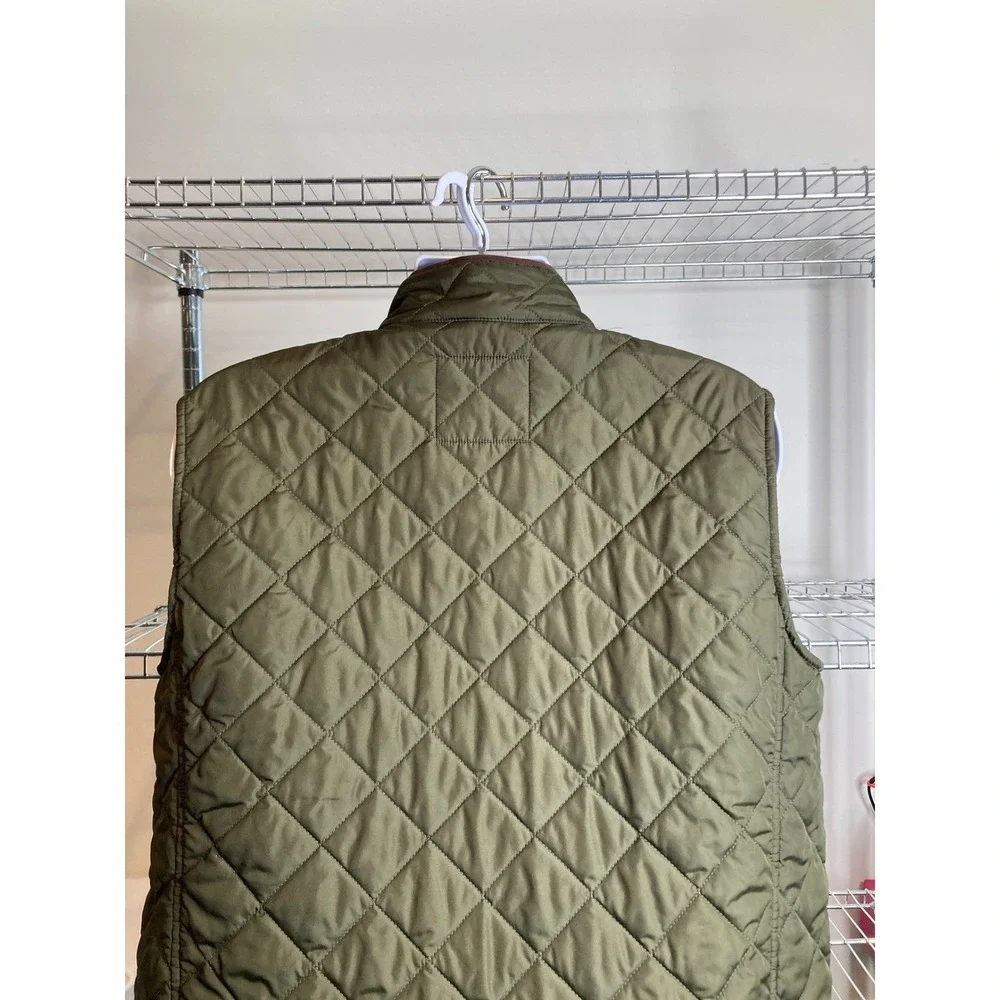 Wellington of Bilmore Men's Quilted Vest Size 52 XL Olive Green Old Money Gentry